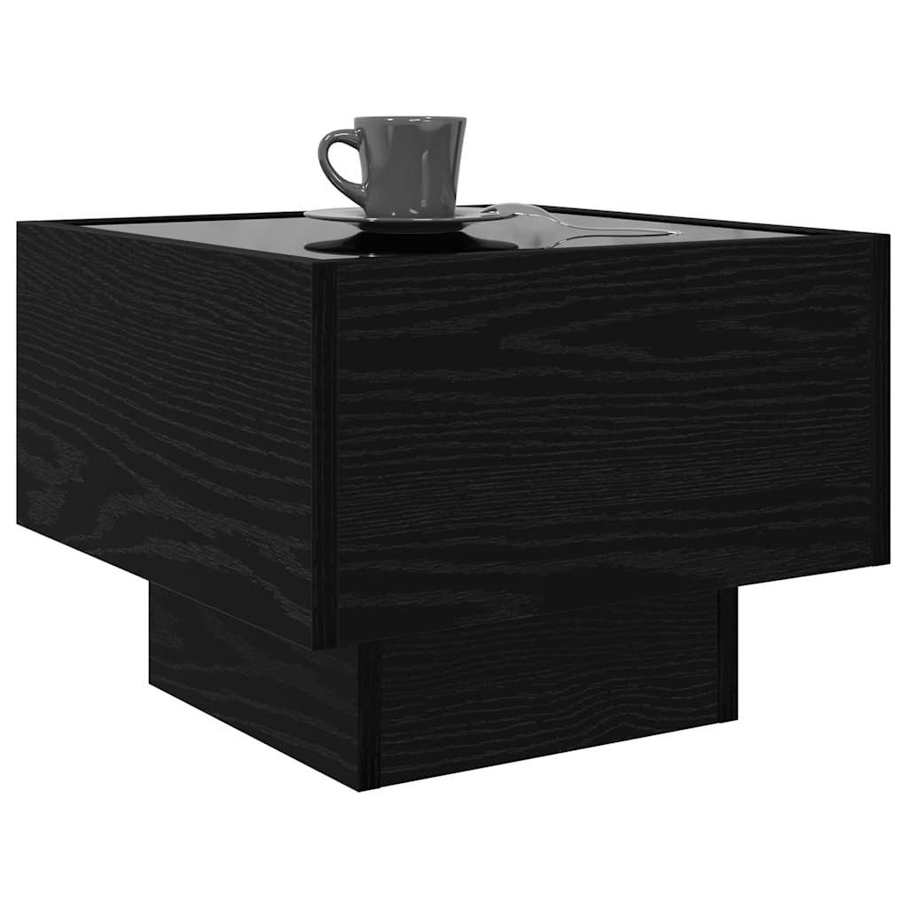 vidaXL Τραπεζάκι σαλονιού Μαύρη δρυς 40 x 40 x 30 cm