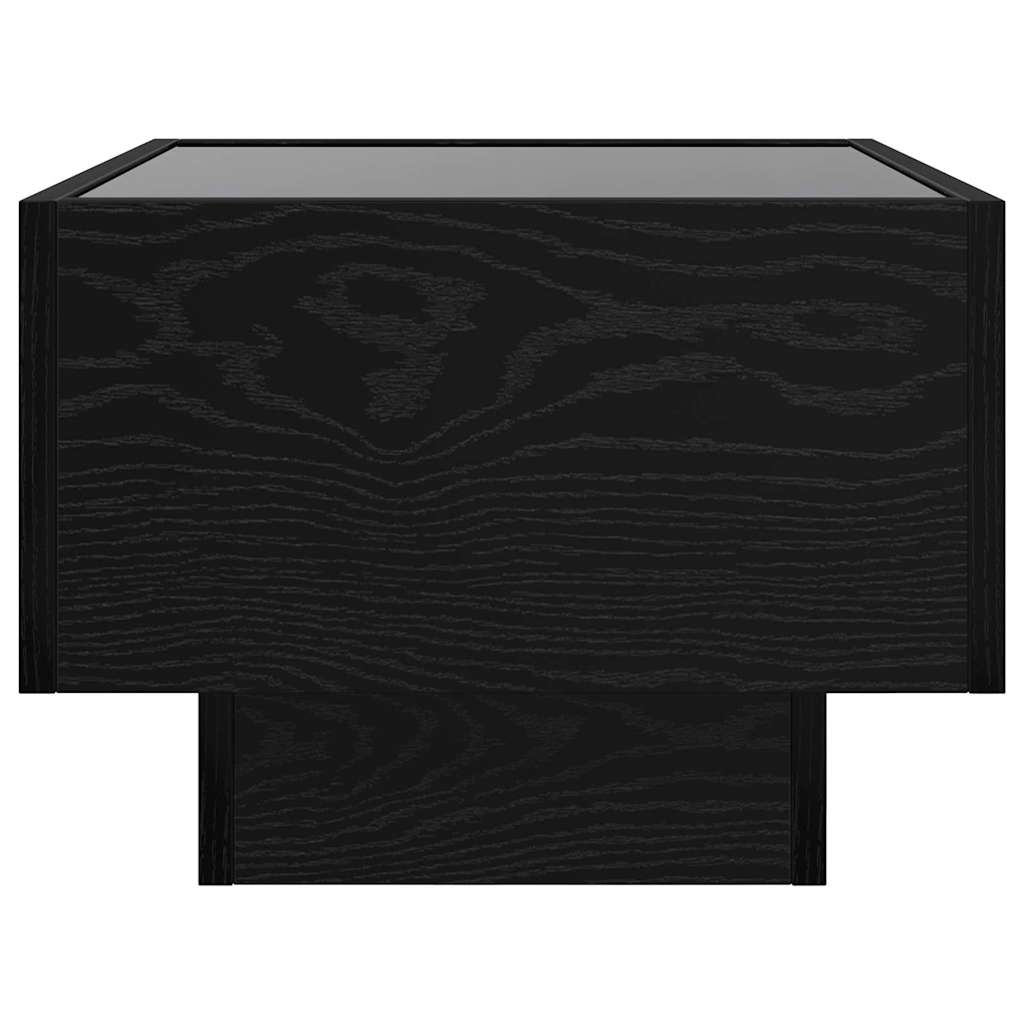 vidaXL Τραπεζάκι σαλονιού Μαύρη δρυς 40 x 40 x 30 cm