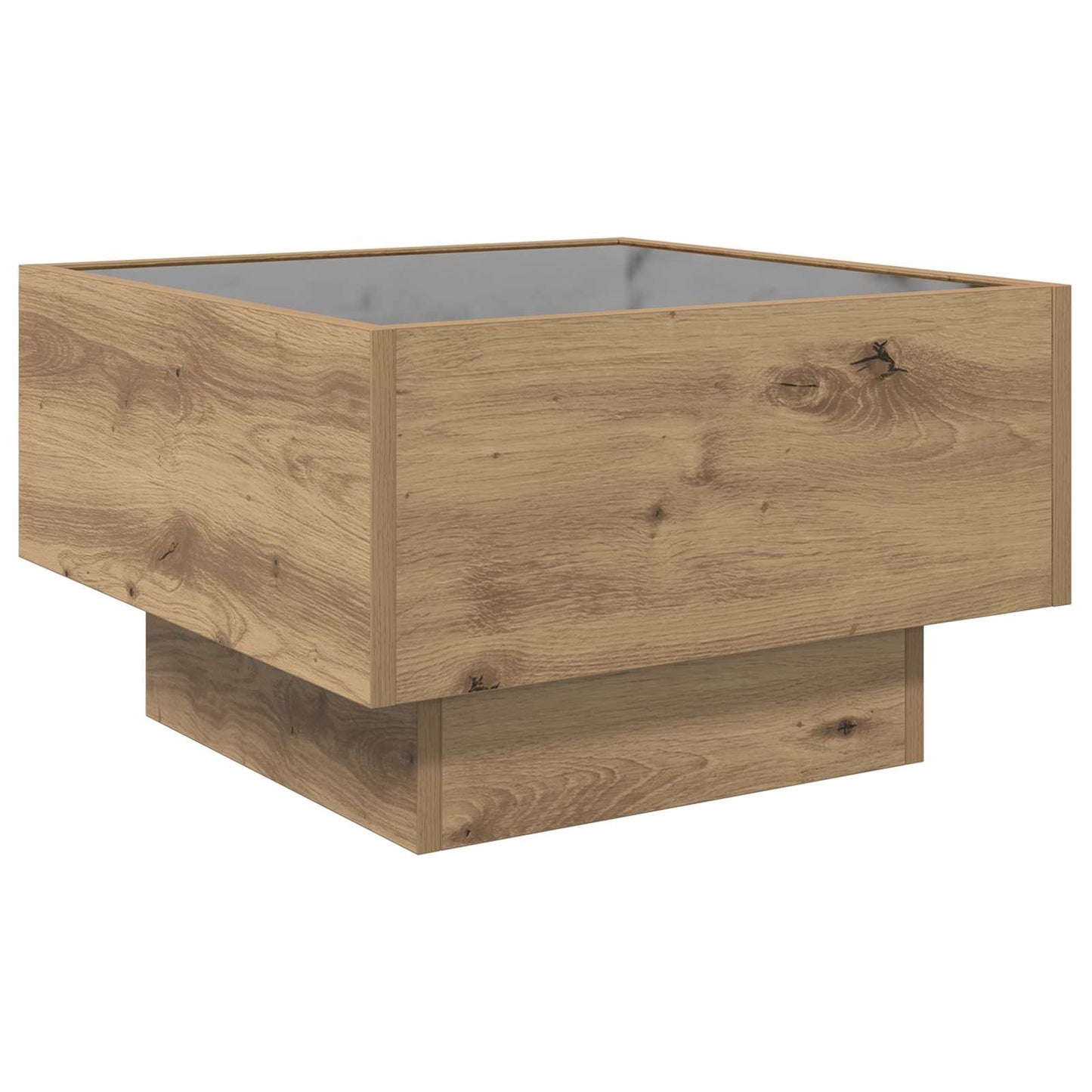 vidaXL Τραπεζάκι σαλονιού artisan δρυς 50 x 50 x 30 εκ