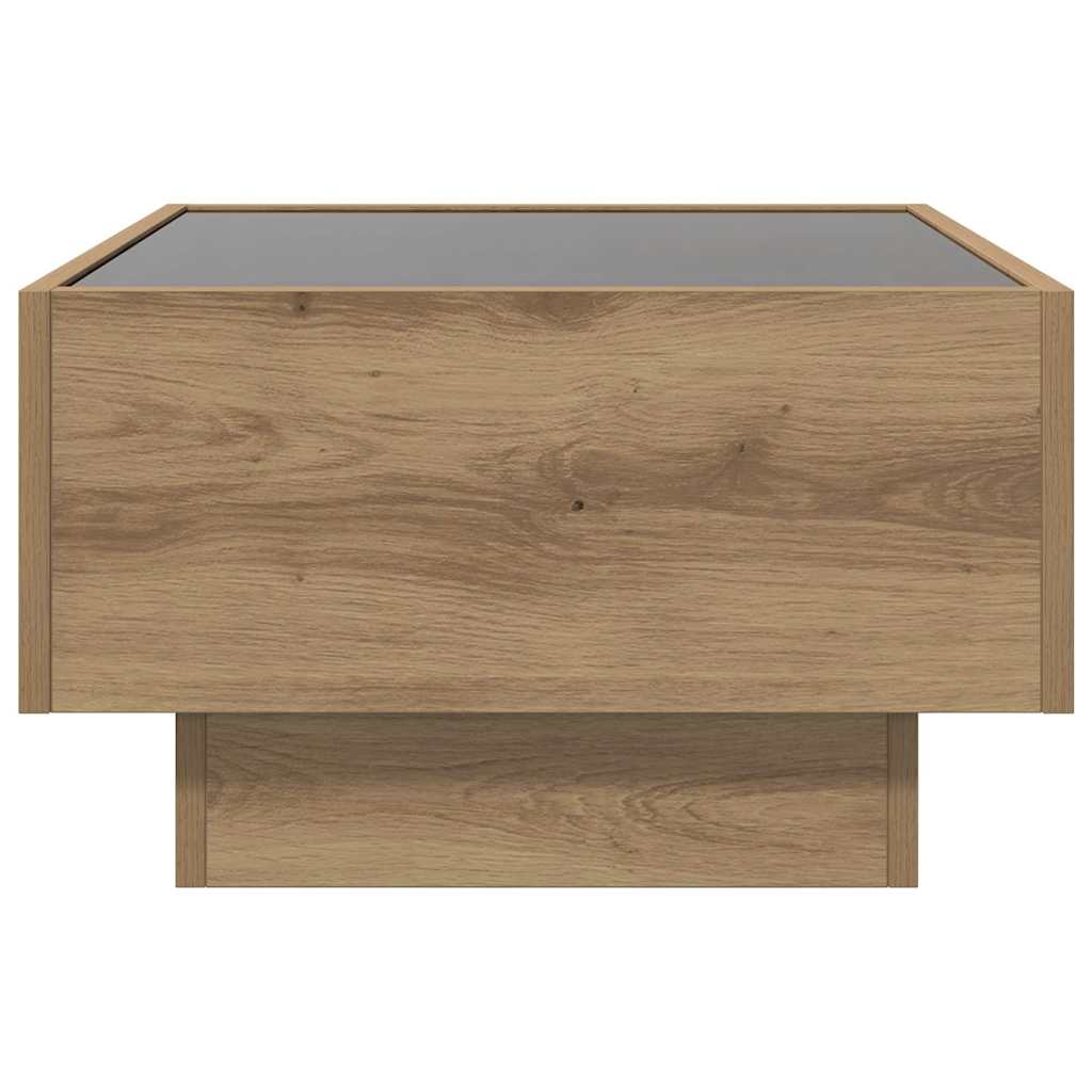 vidaXL Τραπεζάκι σαλονιού artisan δρυς 50 x 50 x 30 εκ