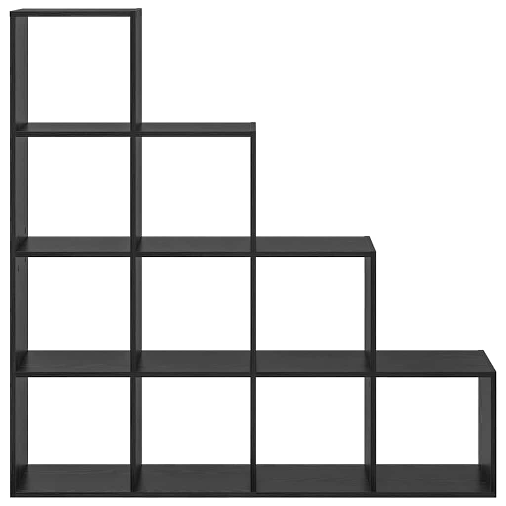 vidaXL Διαχωριστικό Ράφι Δωματίου Μαύρη Οξυά 131,5 x 29 x 131,5 εκ