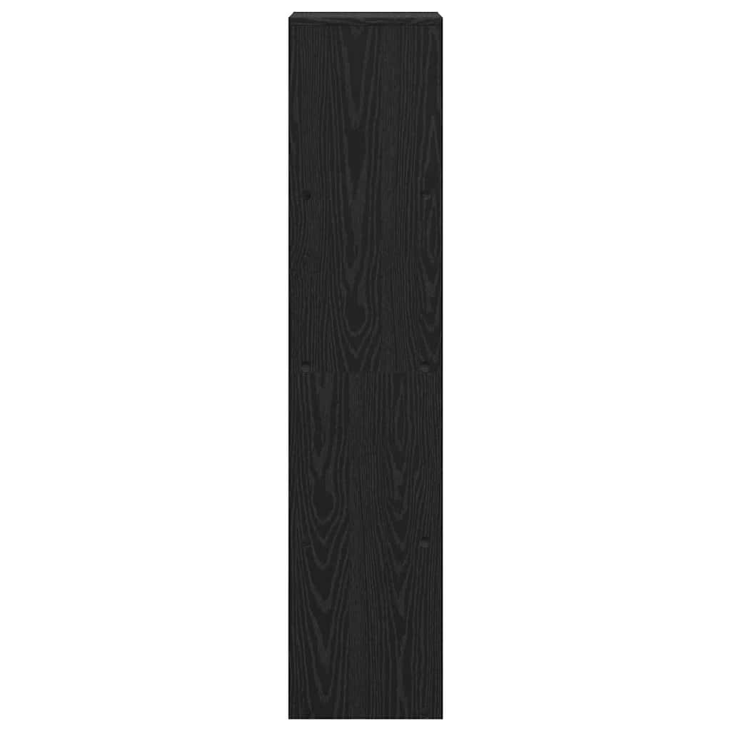 vidaXL Διαχωριστικό Ράφι Δωματίου Μαύρη Οξυά 131,5 x 29 x 131,5 εκ