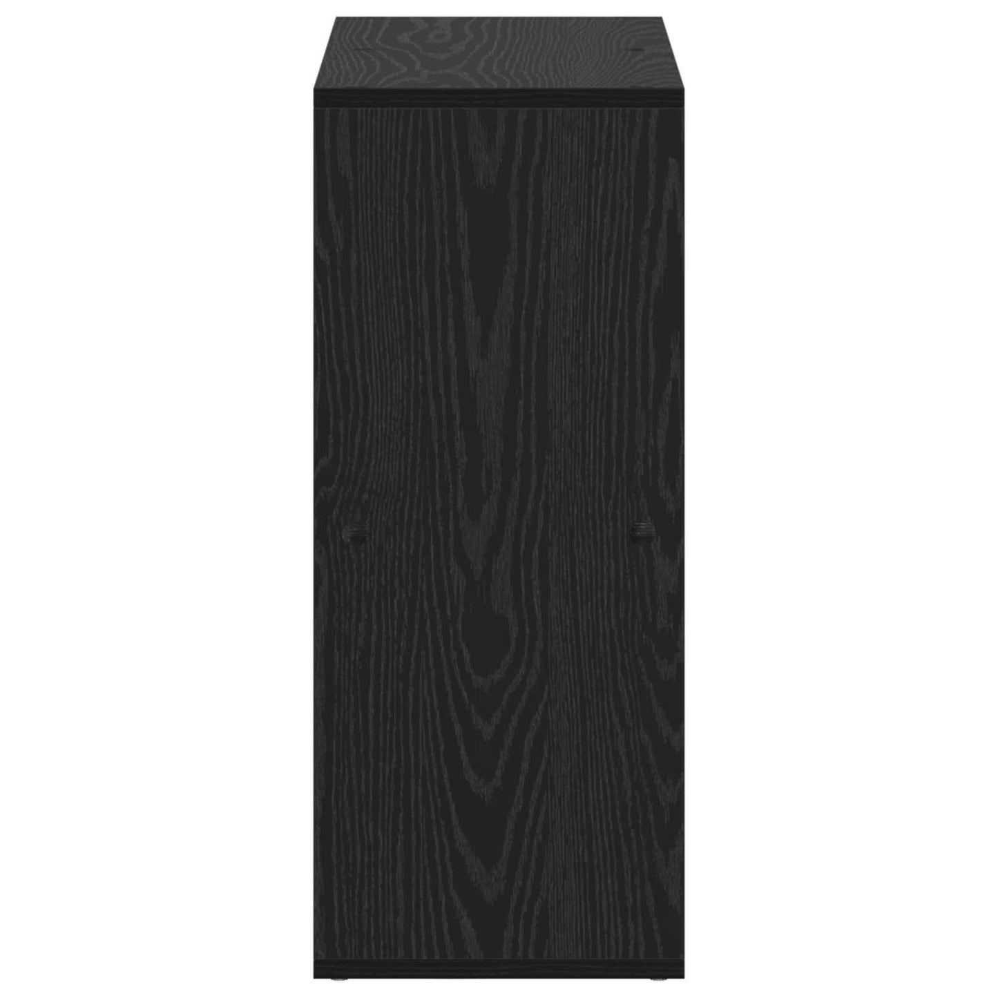 vidaXL Βιβλιοθήκη Μαύρη Οξυά 69,5 x 29 x 69,5 εκ Επεξεργασμένο ξύλο
