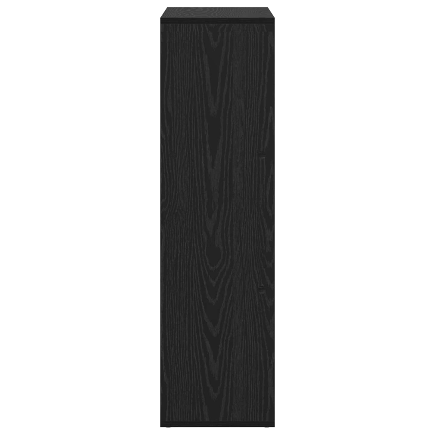 vidaXL Βιβλιοθήκη Μαύρη Οξυά 69,5 x 29 x 103,5 εκ Επεξεργασμένο ξύλο