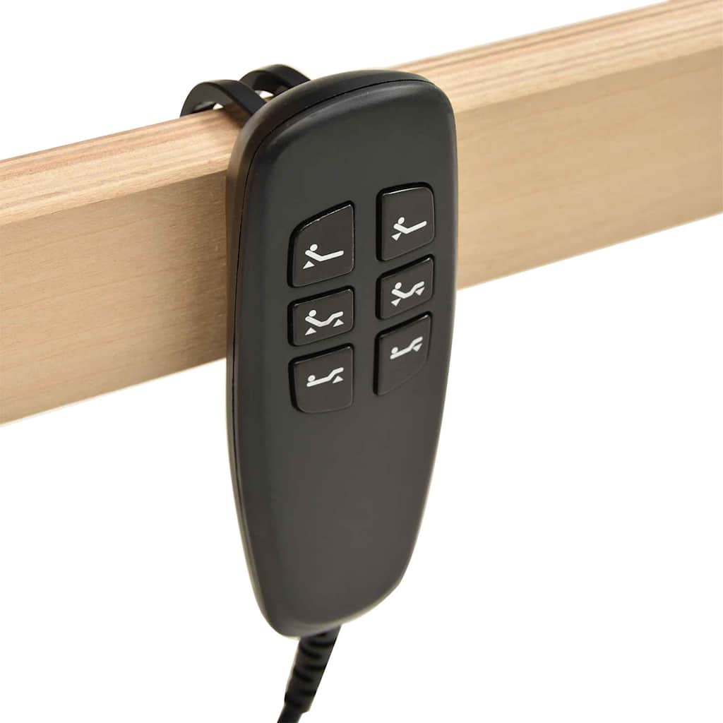 vidaXL Βάση κρεβατιού με λάμες Καφέ 80 x 190 cm Στερεό ξύλο οξιάς