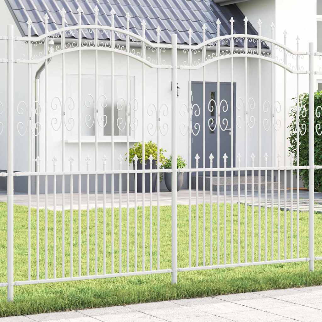 vidaXL Φράχτης Κήπου KAMPEN 240 x 228 εκ Mesh Λευκό