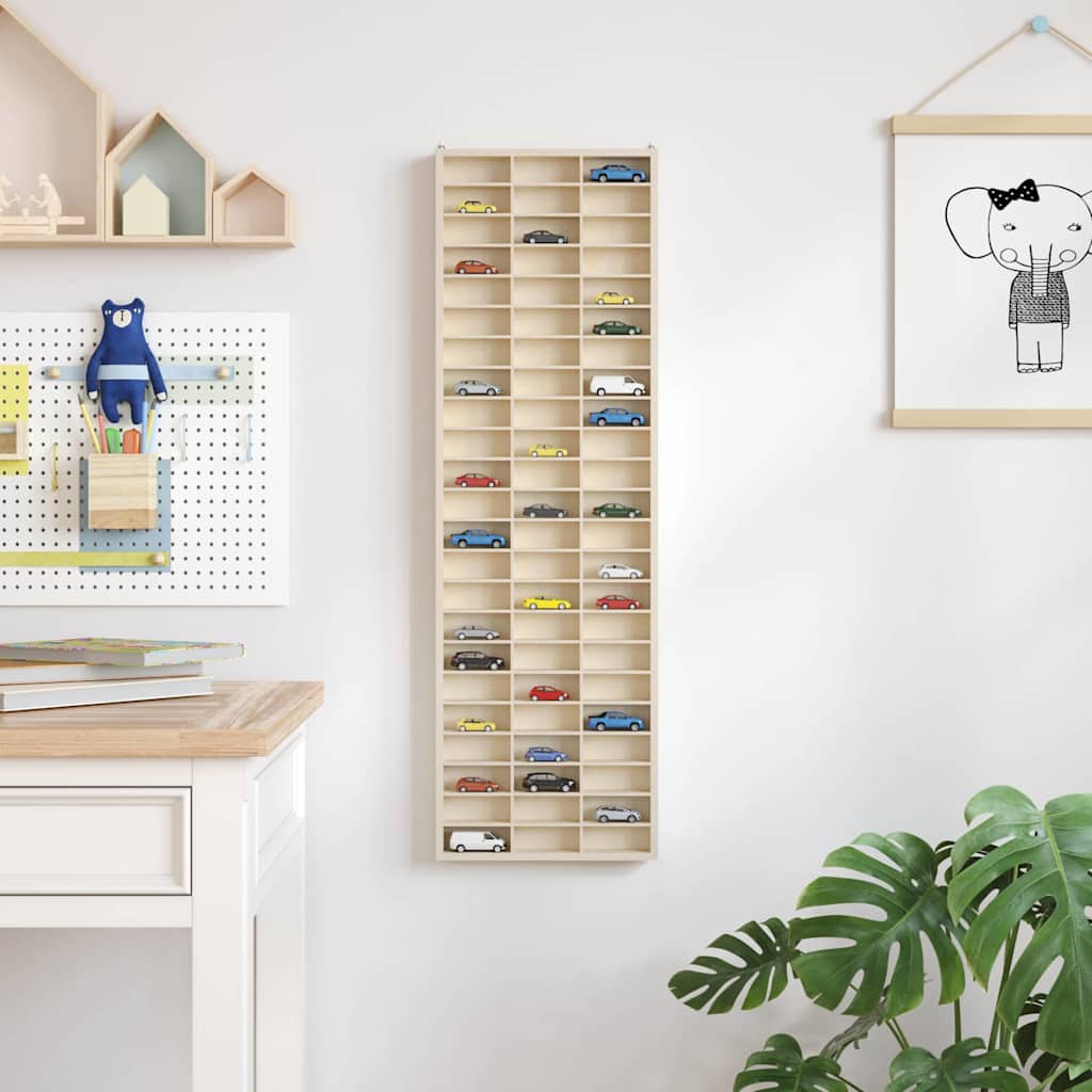 vidaXL Θήκη Επίδειξης Καφέ 30 x 4.5 x 96 cm Επεξεργασμένο ξύλο