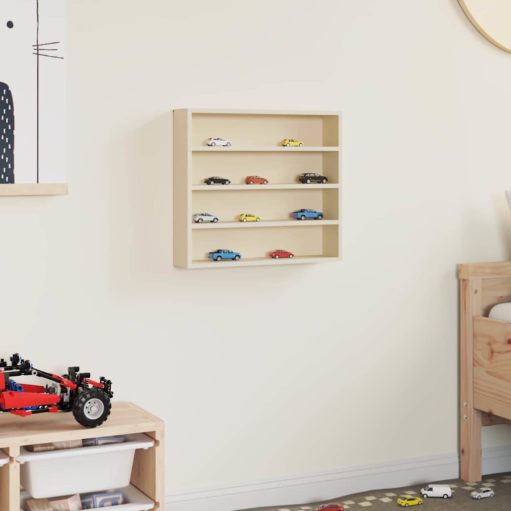 vidaXL Ξύλινη βιτρίνα συλλεκτών Καφέ 40 x 8.5 x 37 εκ. Κόντρα πλακέ