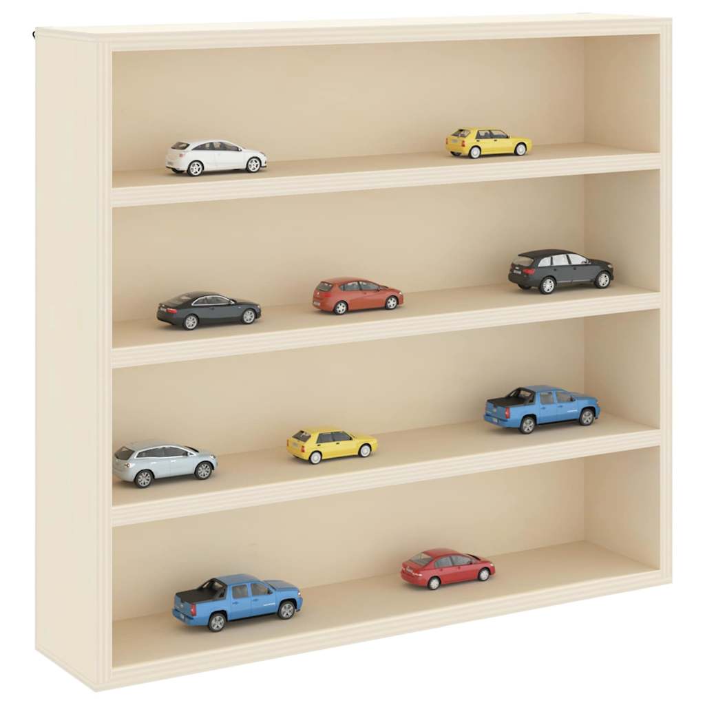 vidaXL Ξύλινη βιτρίνα συλλεκτών Καφέ 40 x 8.5 x 37 εκ. Κόντρα πλακέ