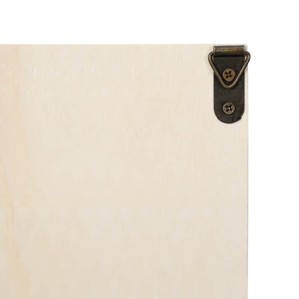 vidaXL Ξύλινη βιτρίνα συλλεκτών Καφέ 60 x 8.5 x 37 εκ. Κόντρα πλακέ