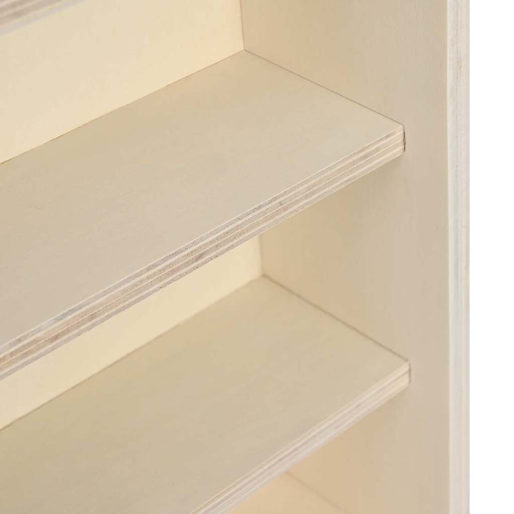 vidaXL Ξύλινη βιτρίνα συλλεκτών Καφέ 100 x 8.5 x 36 εκ. Κόντρα πλακέ