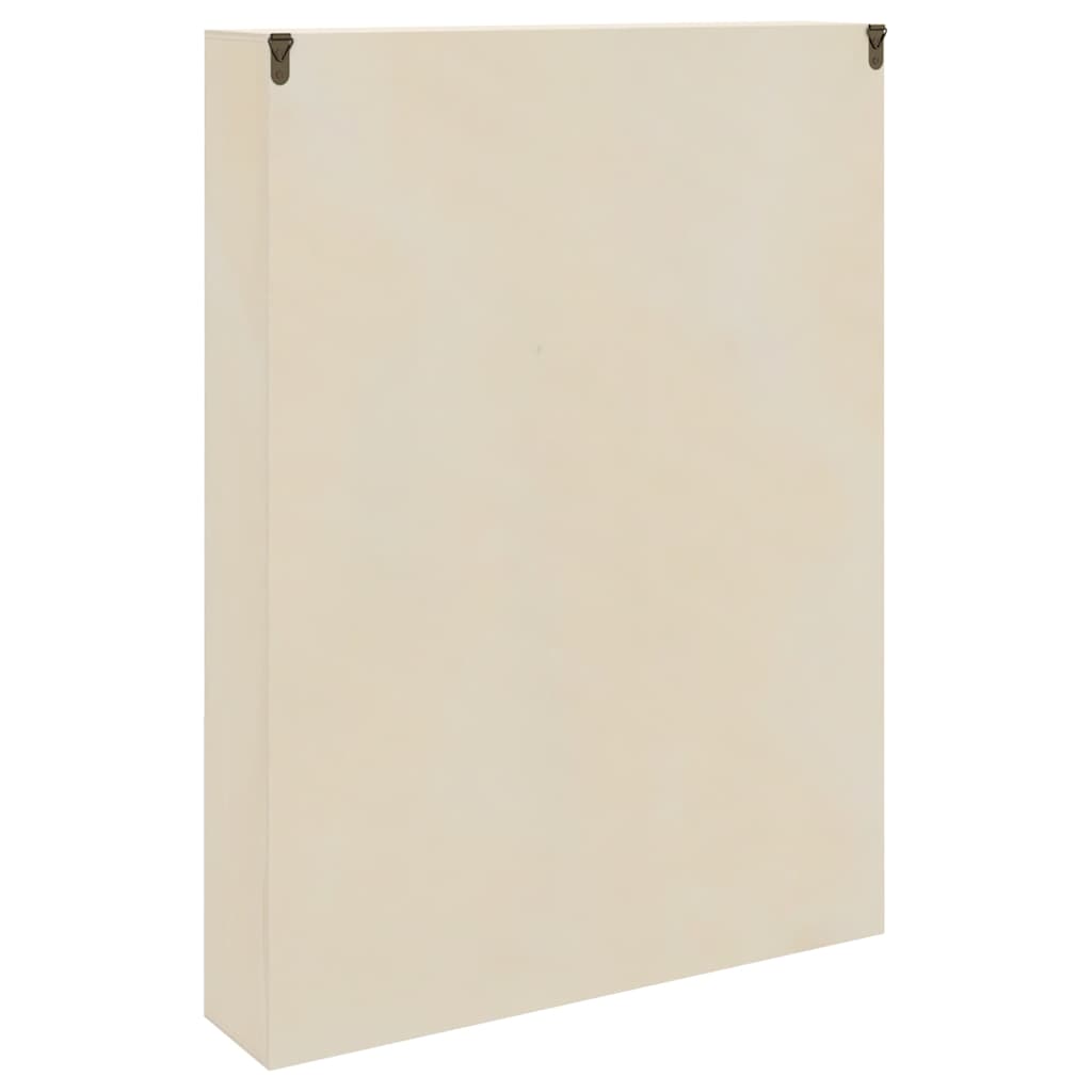 vidaXL Ξύλινη βιτρίνα συλλεκτών Καφέ 40 x 8,5 x 54 εκ Κόντρα πλακέ