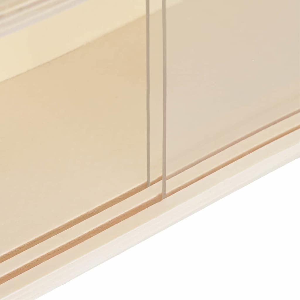 vidaXL Ξύλινη βιτρίνα συλλεκτών Καφέ 60 x 8,5 x 54 εκ. Κόντρα πλακέ