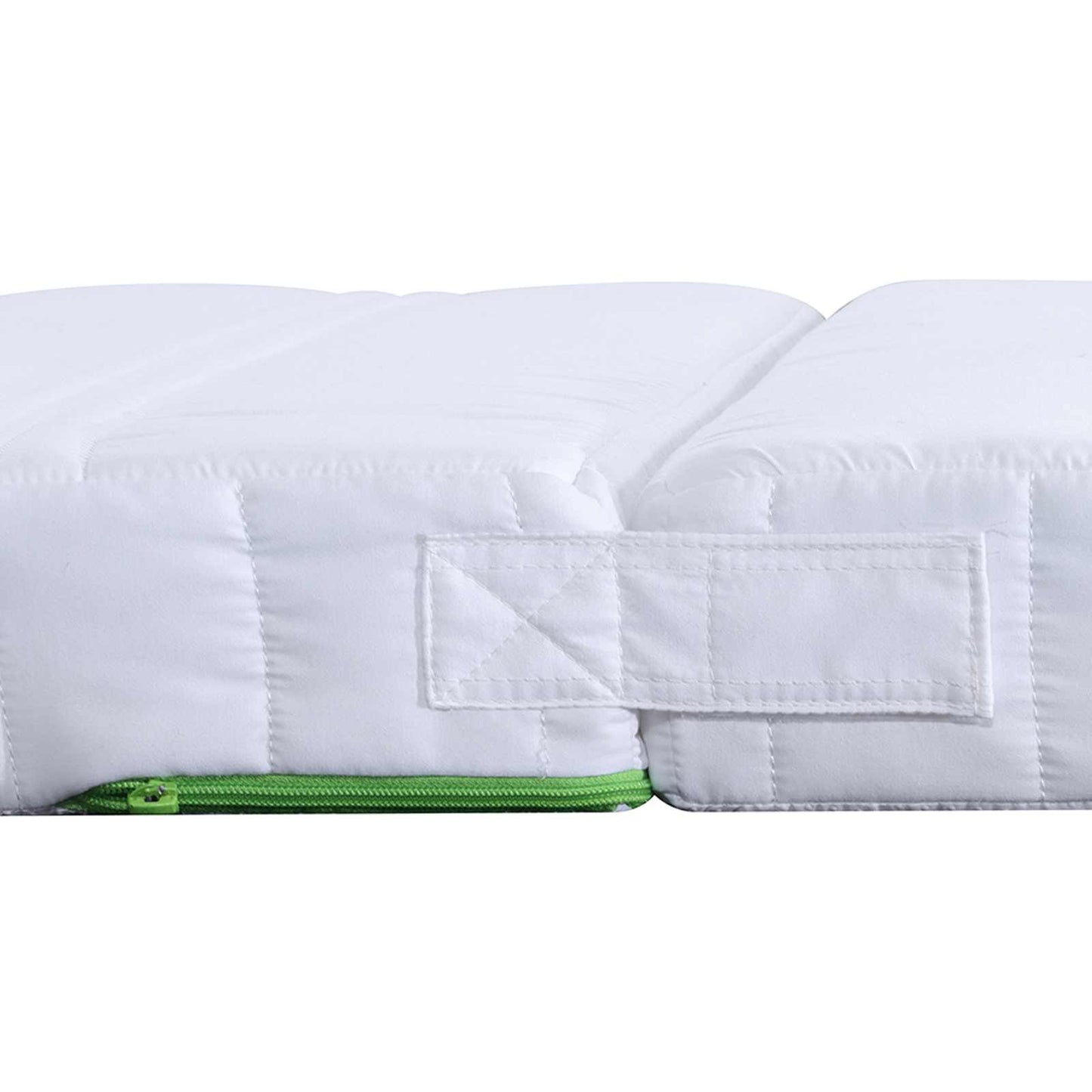 vidaXL Επεκτεινόμενο μαξιλάρι αφρού 80 x 200 cm Λευκό
