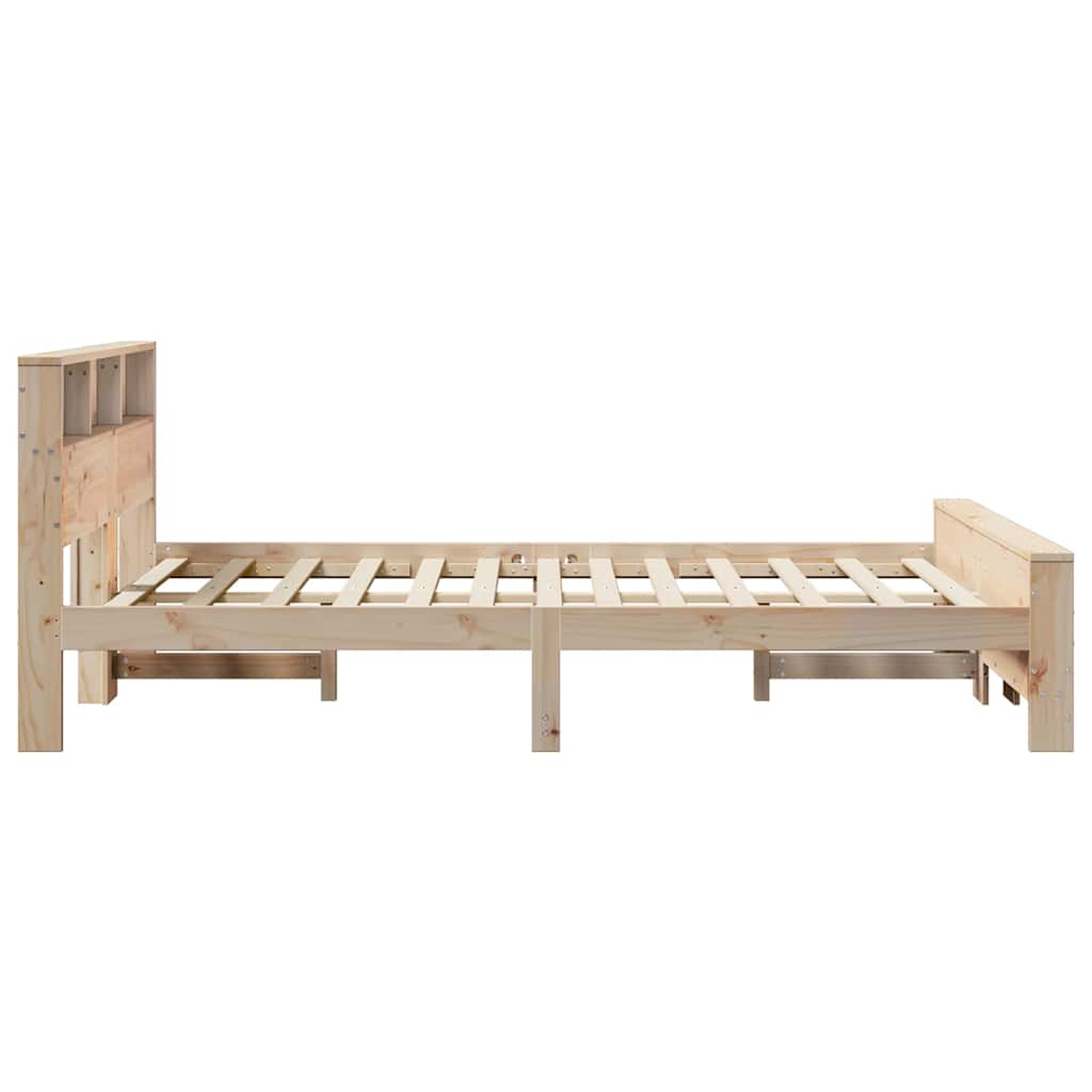 vidaXL Σκελετός Κρεβατιού Καφέ 120 x 190 cm Επεξεργασμένο ξύλο