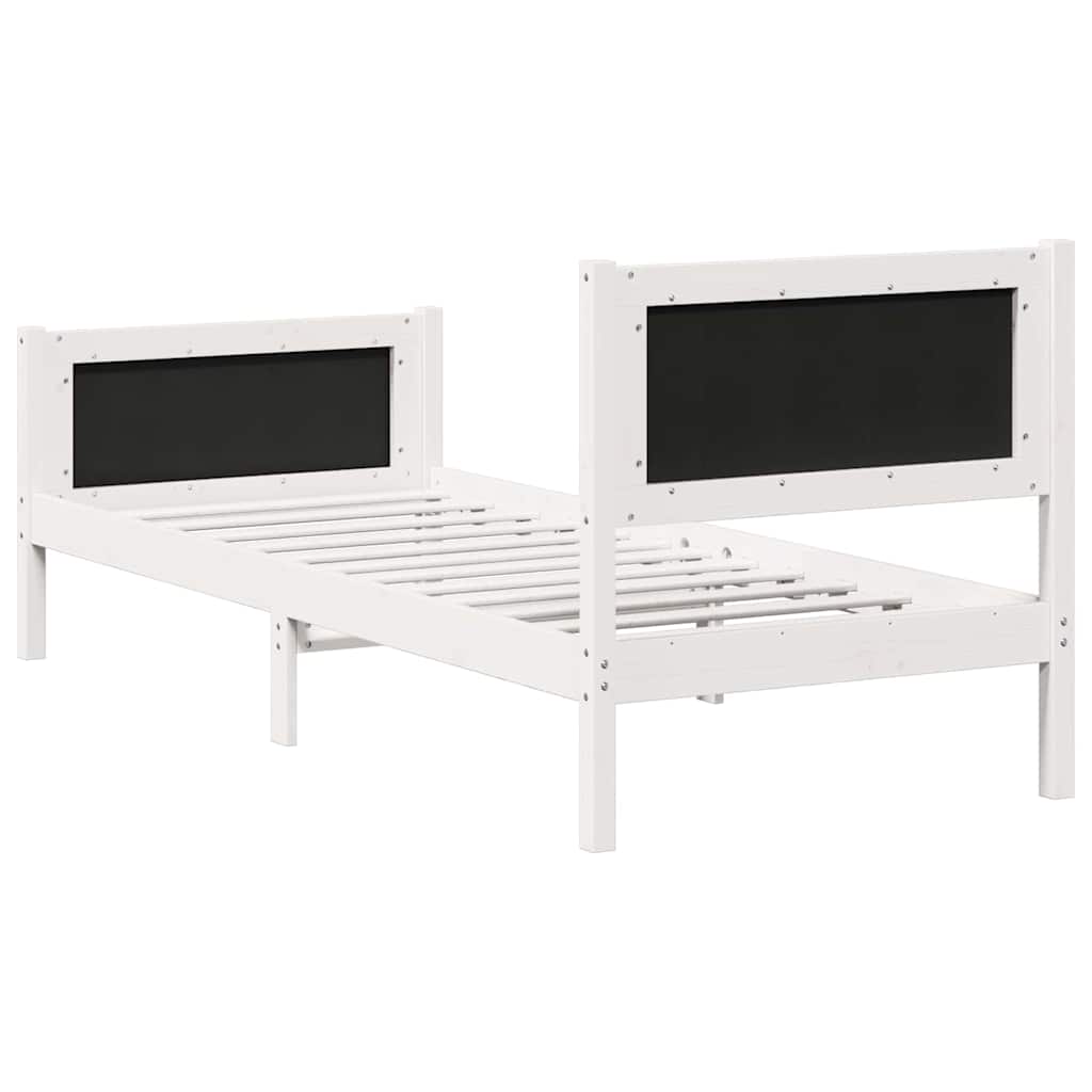 vidaXL Σκελετός Κρεβατιού με κεφαλάρι Ανοιχτό γκρι 80 x 200 cm