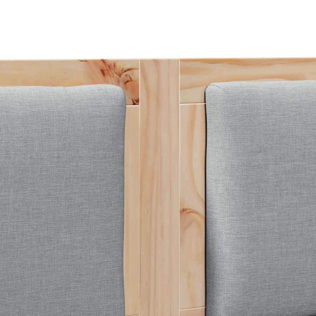 vidaXL Κεφαλάρι Άλλο Καφέ 180 cm Μασίφ ξύλο πεύκου