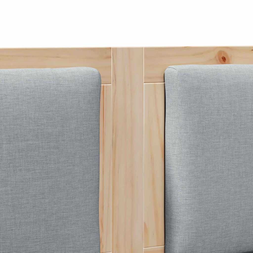 vidaXL Κεφαλάρι Άλλο Καφέ 160 cm Μασίφ ξύλο πεύκου