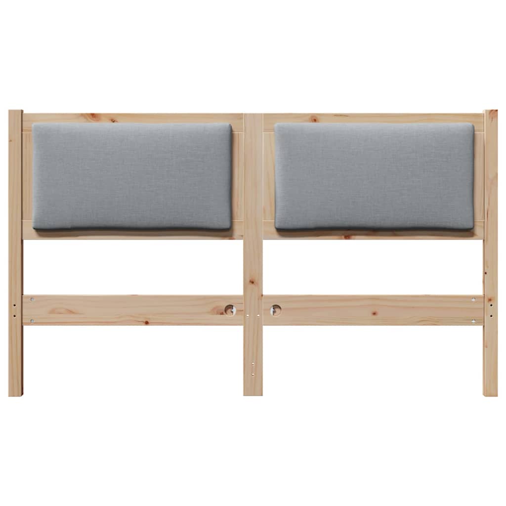 vidaXL Κεφαλάρι Άλλο Καφέ 160 cm Μασίφ ξύλο πεύκου