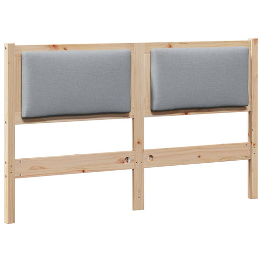 vidaXL Κεφαλάρι Άλλο Καφέ 150 cm Μασίφ ξύλο πεύκου