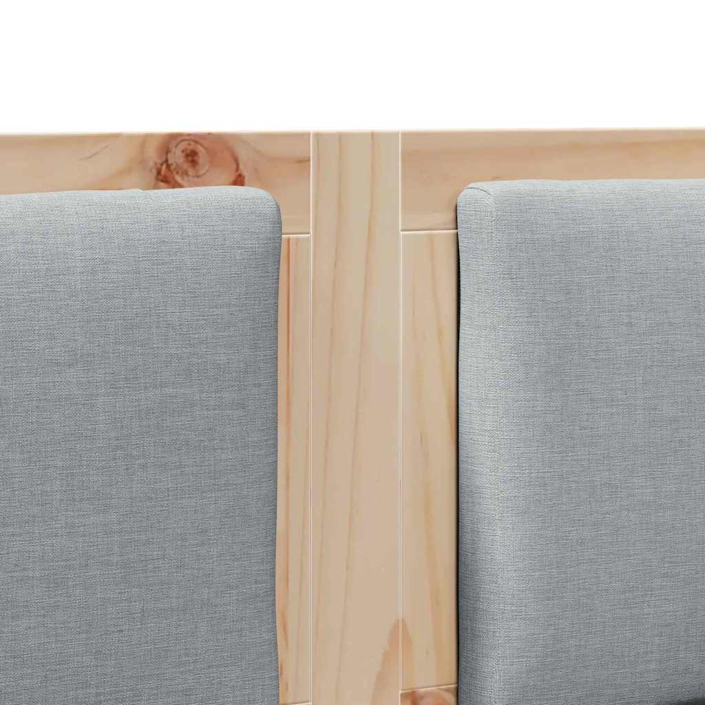 vidaXL Κεφαλάρι Άλλο Καφέ 135 cm Μασίφ ξύλο πεύκου