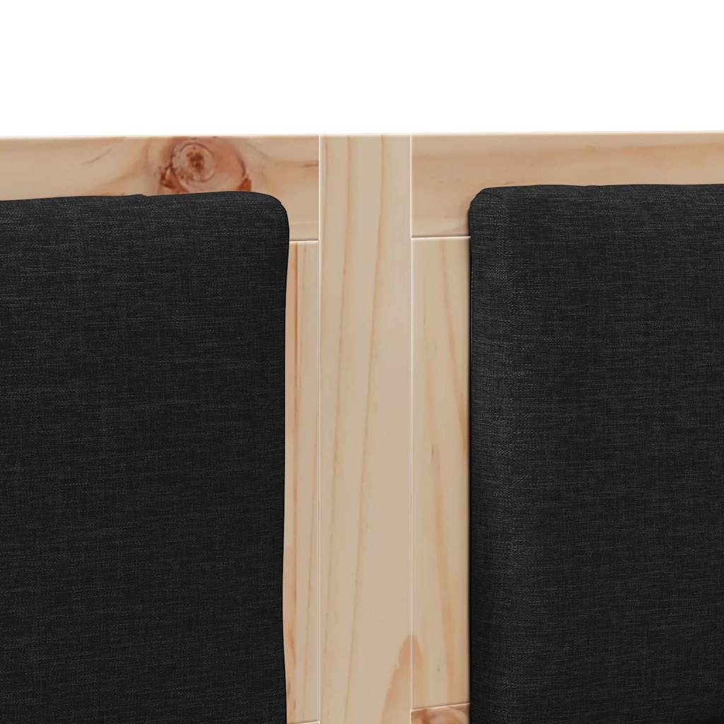 vidaXL Κεφαλάρι Άλλο Καφέ 135 cm Μασίφ ξύλο πεύκου