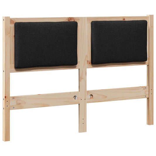 vidaXL Κεφαλάρι Άλλο Καφέ 135 cm Μασίφ ξύλο πεύκου