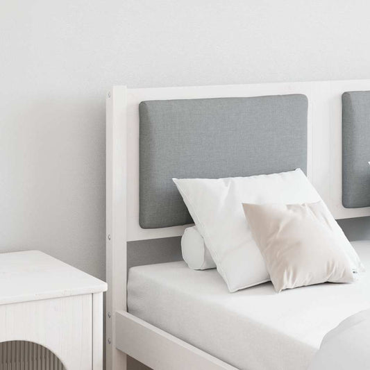 vidaXL Κεφαλάρι Άλλο Λευκό 135 cm Μασίφ ξύλο πεύκου