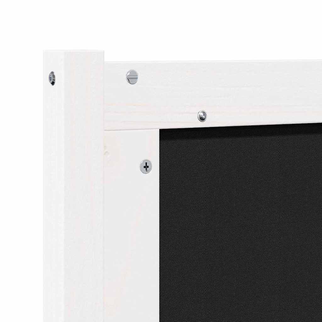 vidaXL Κεφαλάρι Άλλο Λευκό 100 cm Μασίφ ξύλο πεύκου