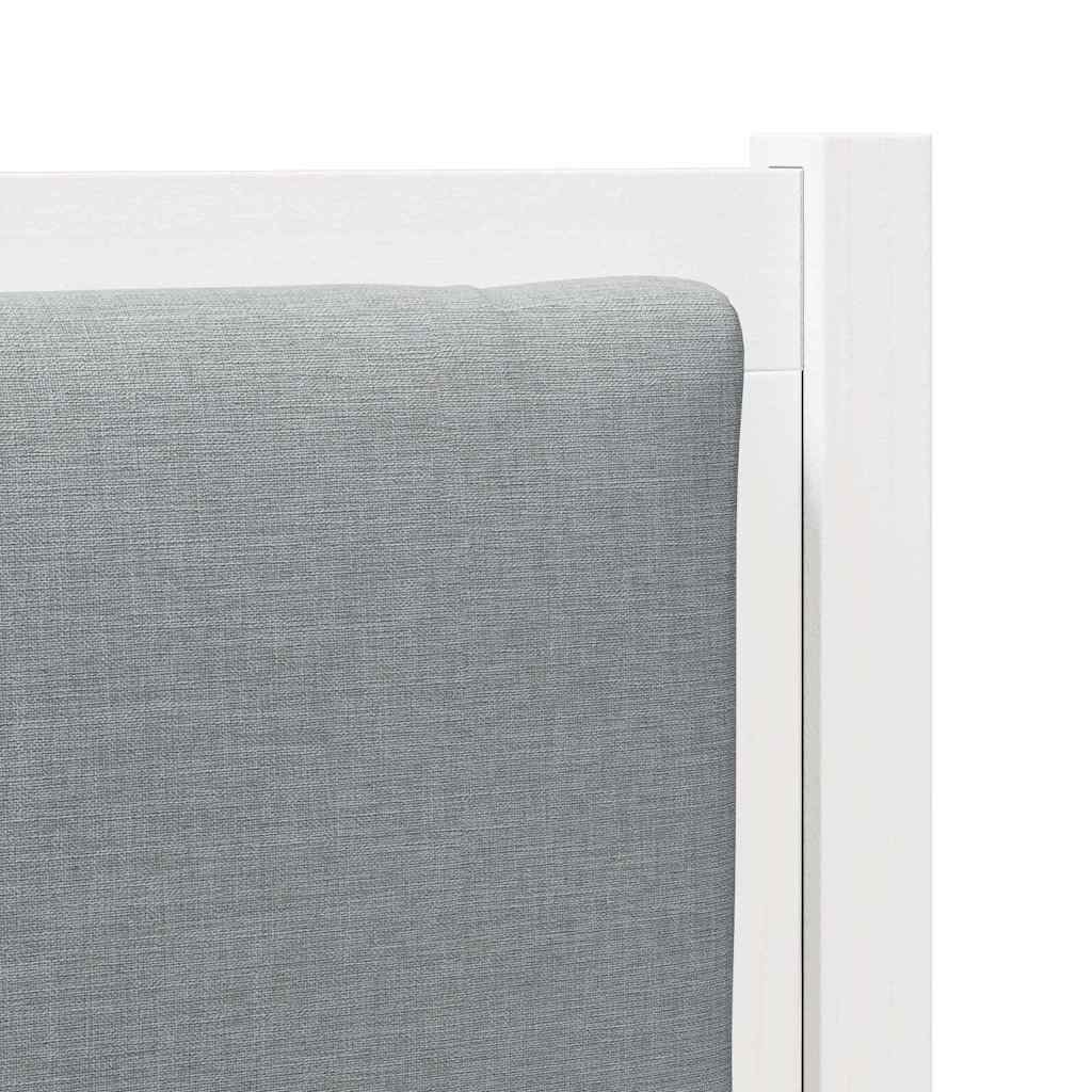 vidaXL Κεφαλάρι Άλλο Λευκό 75 cm Μασίφ ξύλο πεύκου