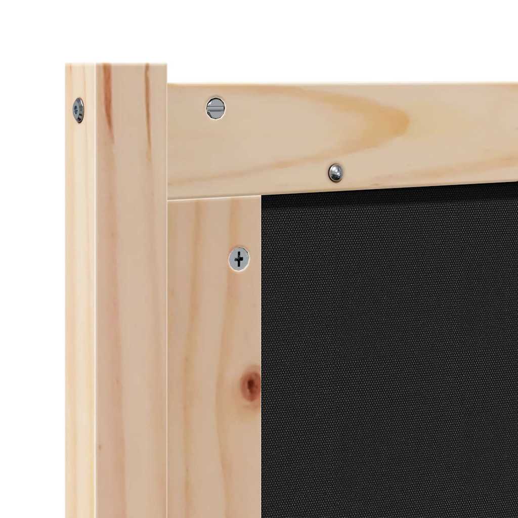 vidaXL Κεφαλάρι Άλλο Καφέ και σκούρο γκρι 200 cm Μασίφ ξύλο πεύκου