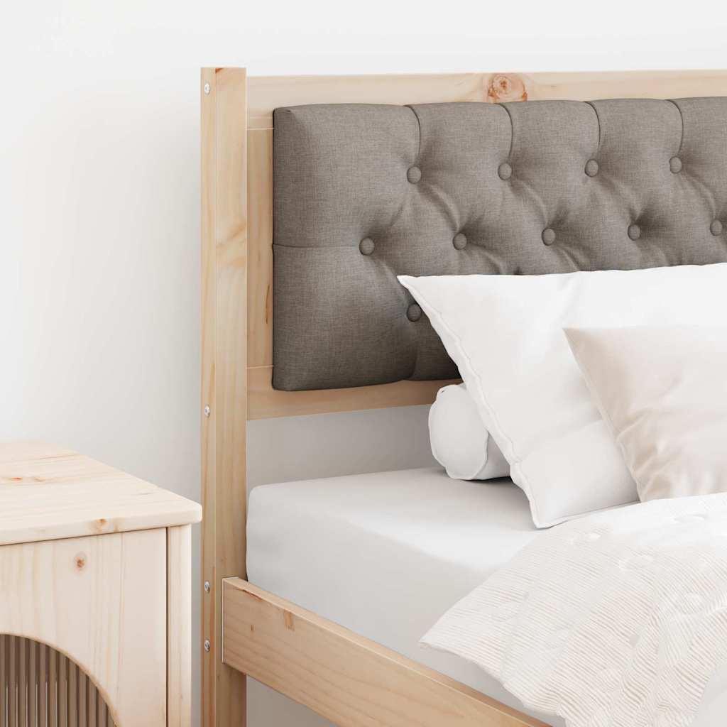 vidaXL Κεφαλάρι Άλλο Καφέ και ταμπά 90 cm Μασίφ ξύλο πεύκου