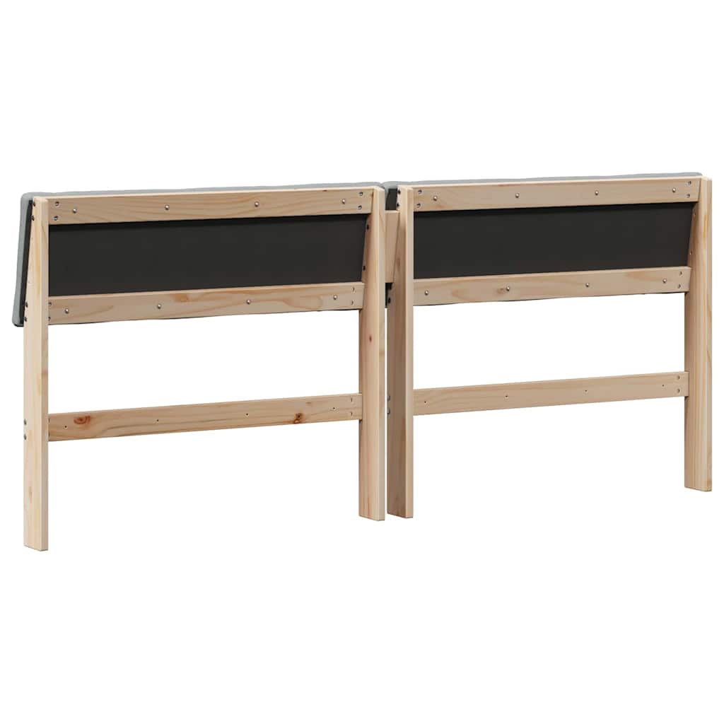 vidaXL Ταπετσαρισμένο κεφαλάρι Ανοιχτό γκρι 180 cm