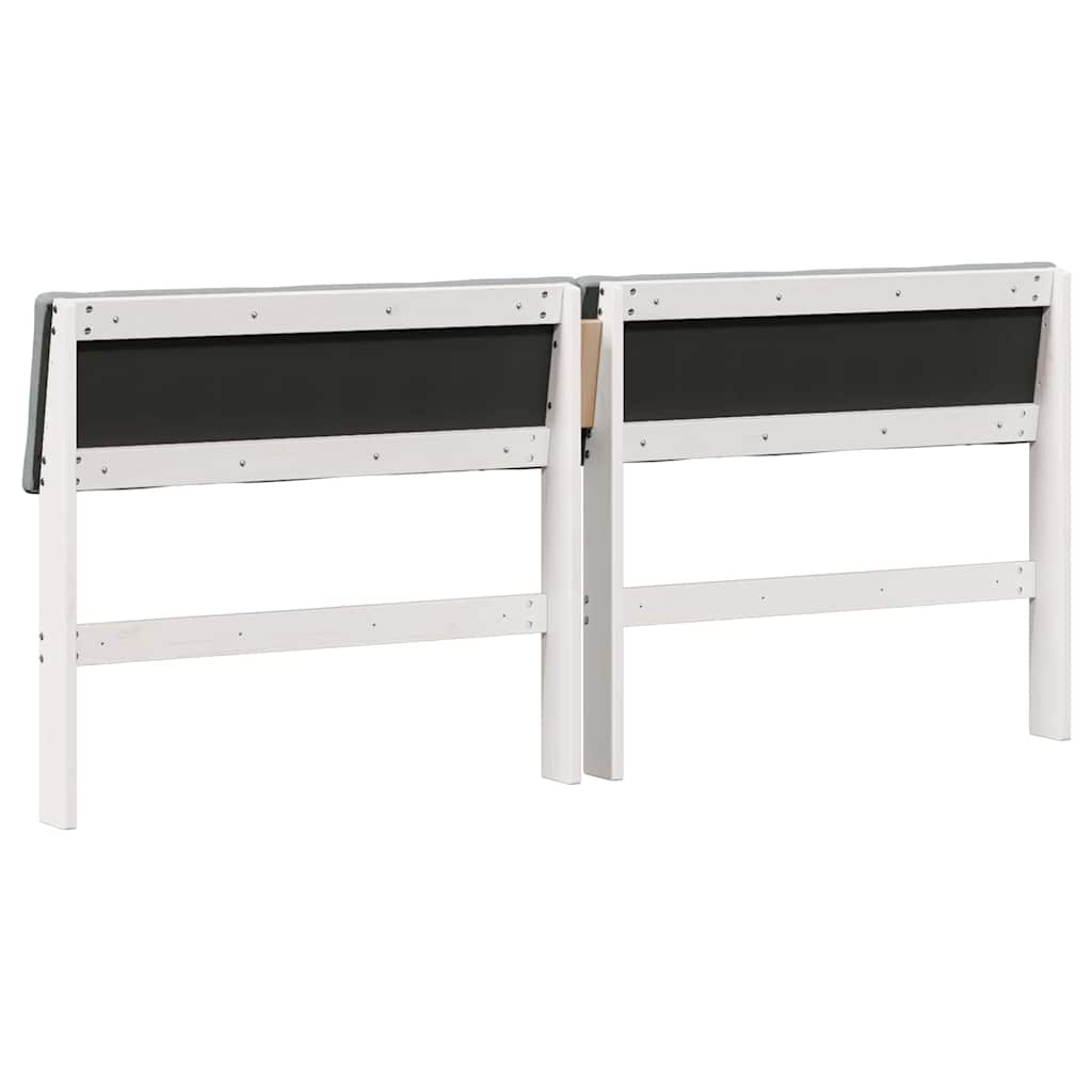 vidaXL Ταπετσαρισμένο κεφαλάρι Ανοιχτό γκρι 180 cm