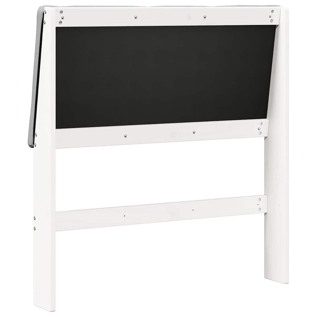 vidaXL Ταπετσαρισμένο κεφαλάρι Ανοιχτό γκρι 100 cm