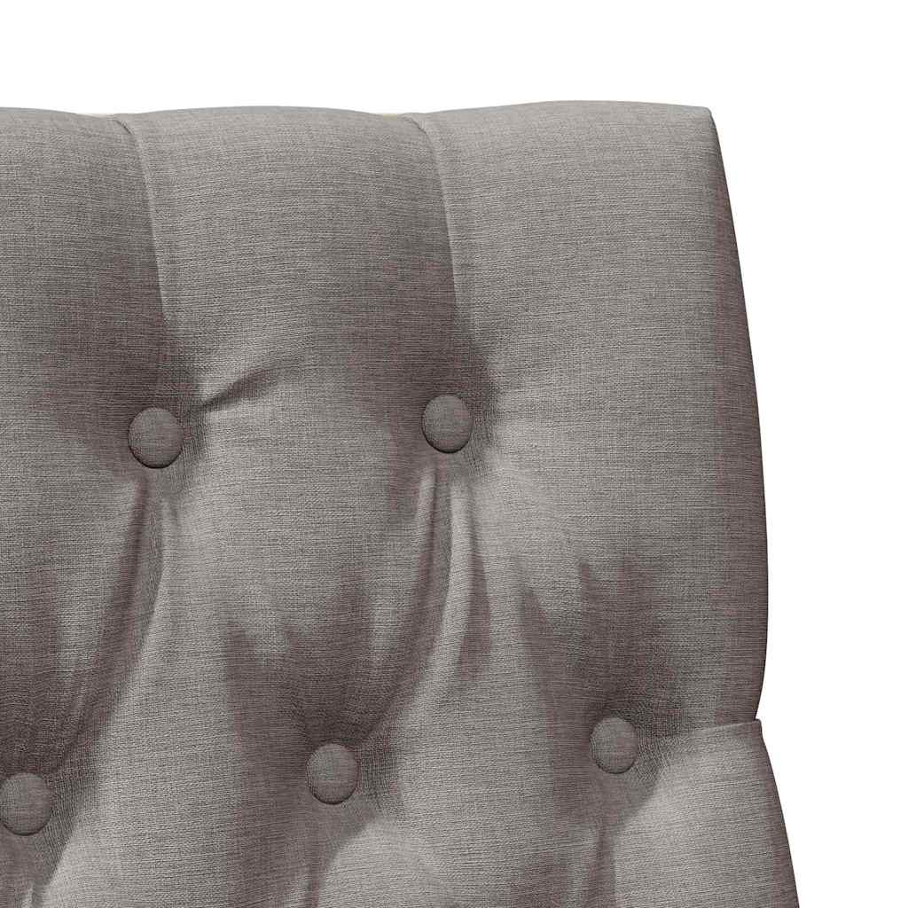 vidaXL Ταπετσαρισμένο κεφαλάρι Taupe 90 cm Στερεά ξυλεία πεύκου