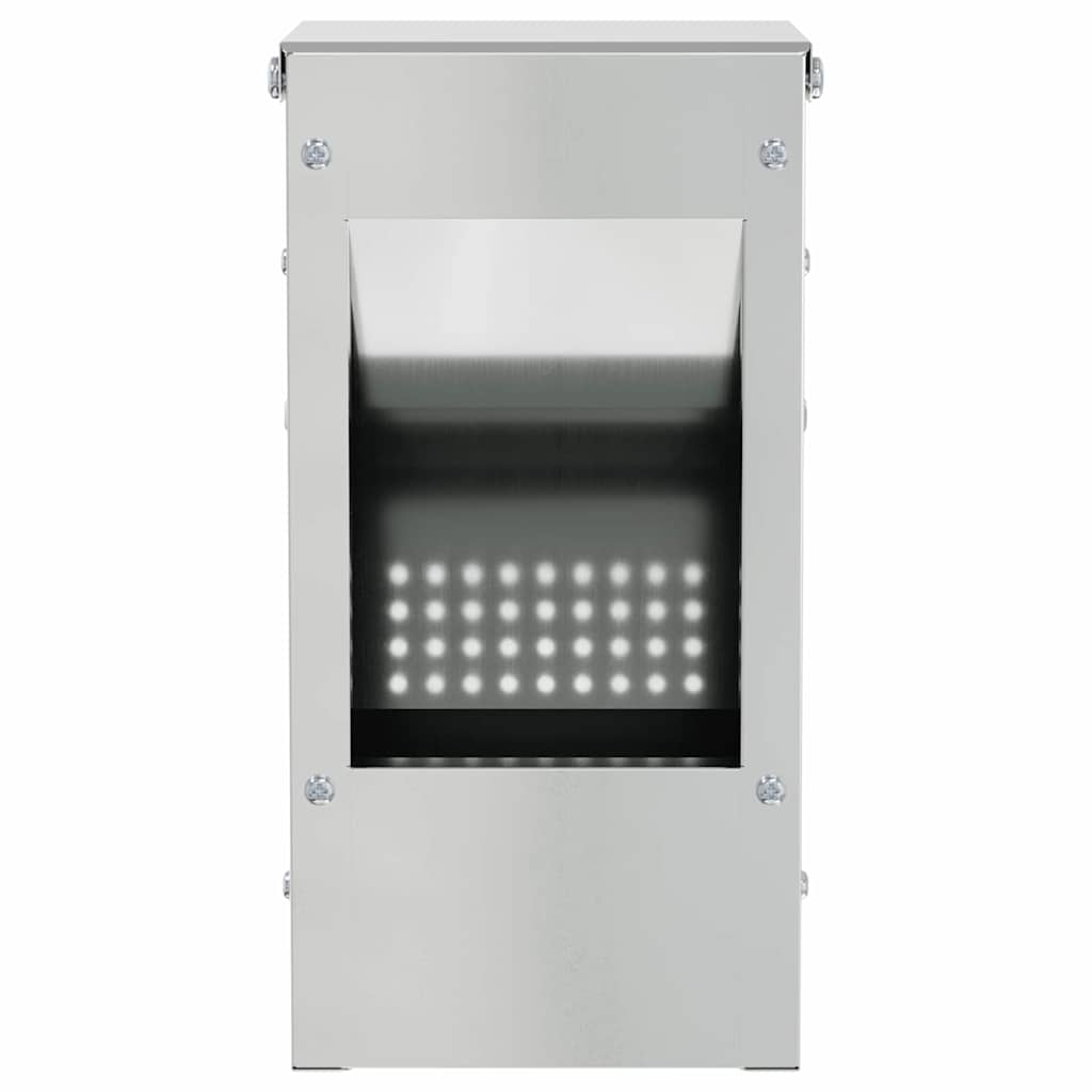 vidaXL Ταΐστρα Χαμστεριών Ασημί 12,5 x 12,5 x 25 εκ.