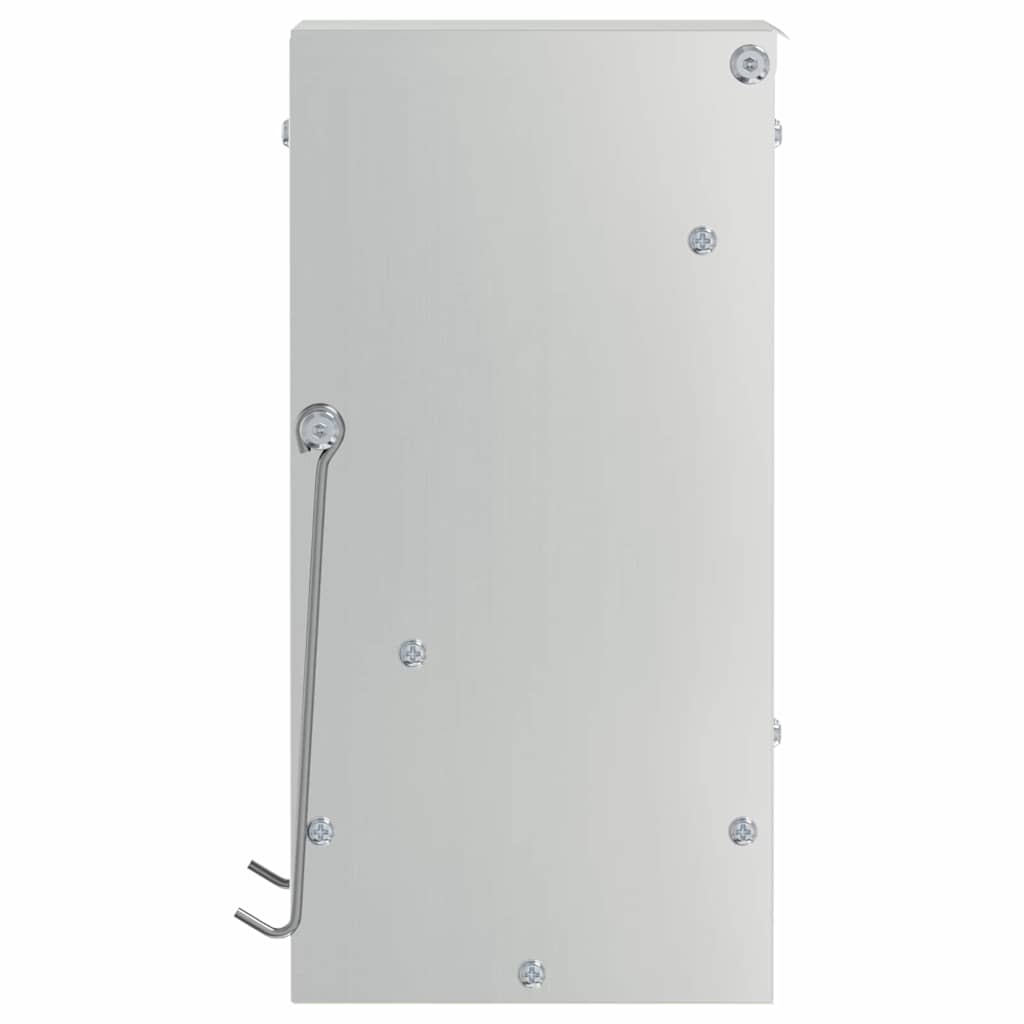 vidaXL Ταΐστρα Χαμστεριών Ασημί 12,5 x 12,5 x 25 εκ.