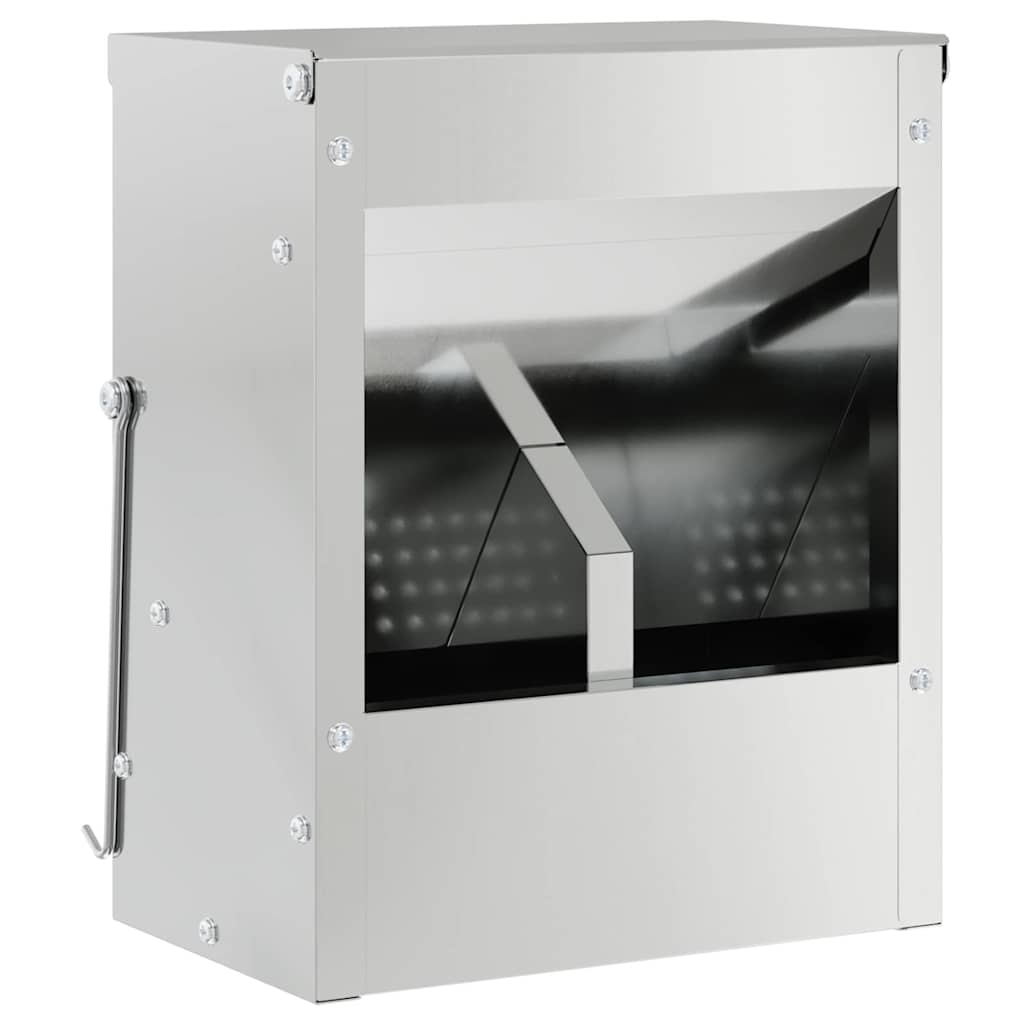 vidaXL Ταΐστρα Χαμστεριών Ασημί 20 x 12,5 x 25 εκ.