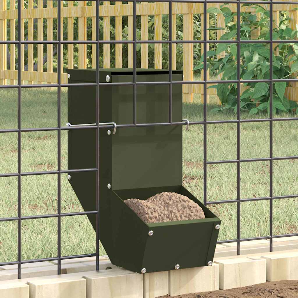 vidaXL Ταΐστρα Χαμστεριών Λαδί 12,5 x 26 x 28,5 εκ 1 κιλό