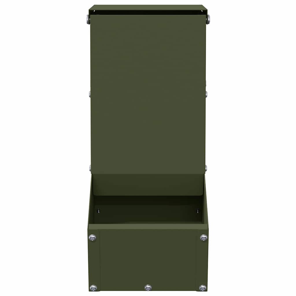 vidaXL Ταΐστρα Χαμστεριών Λαδί 12,5 x 26 x 28,5 εκ 1 κιλό
