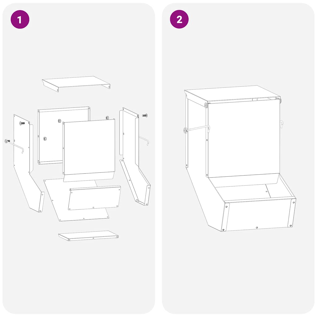 vidaXL Ταΐστρα Χαμστεριών Λαδί 17,5 x 26 x 28,5 εκ 1,5 kg