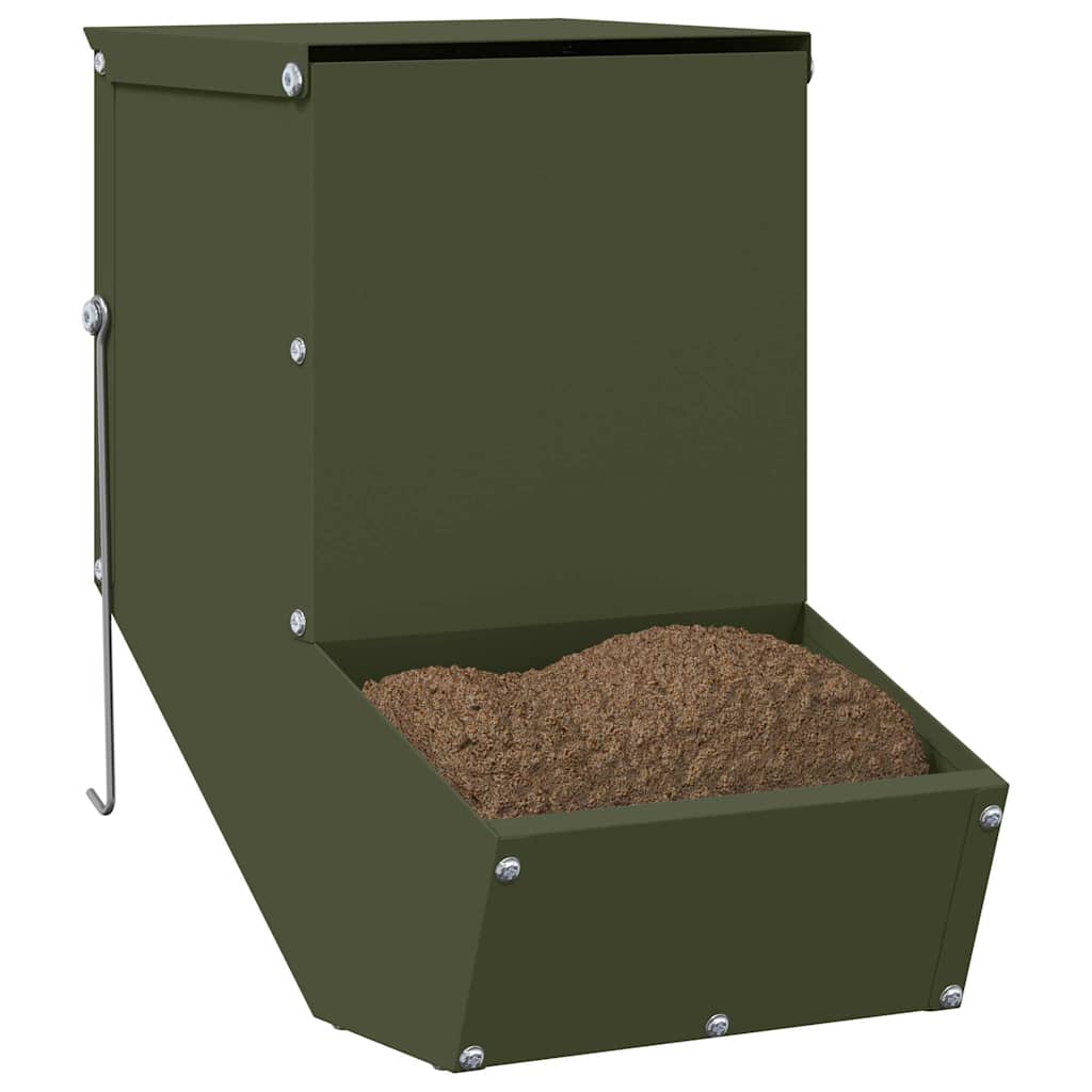 vidaXL Ταΐστρα Χαμστεριών Λαδί 17,5 x 26 x 28,5 εκ 1,5 kg