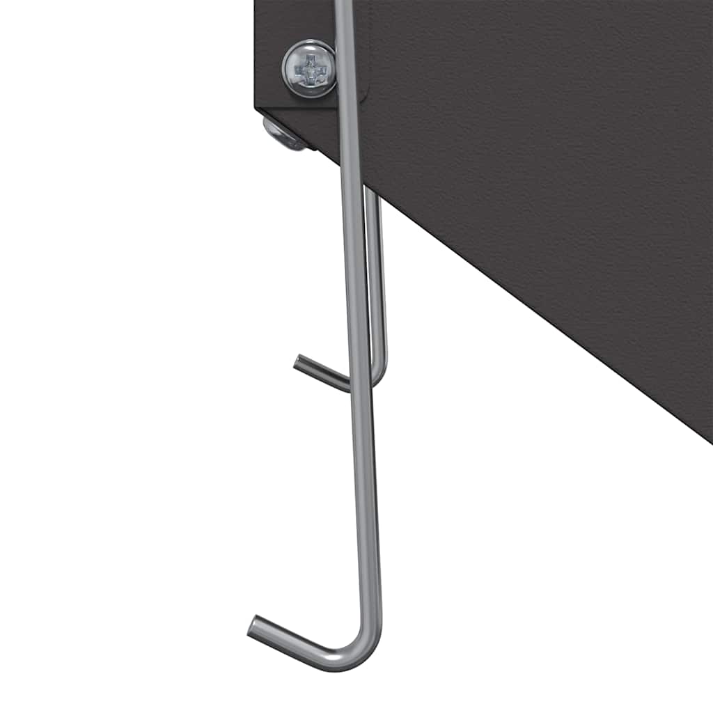 vidaXL Ταΐστρα Χαμστεριών Μαύρο 12,5 x 26 x 28,5 εκ