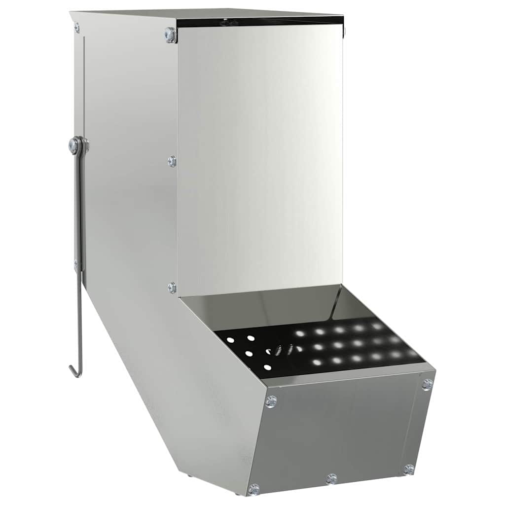 vidaXL Ταΐστρα Χαμστεριών Ασημί 12,5 x 26 x 28,5 εκ