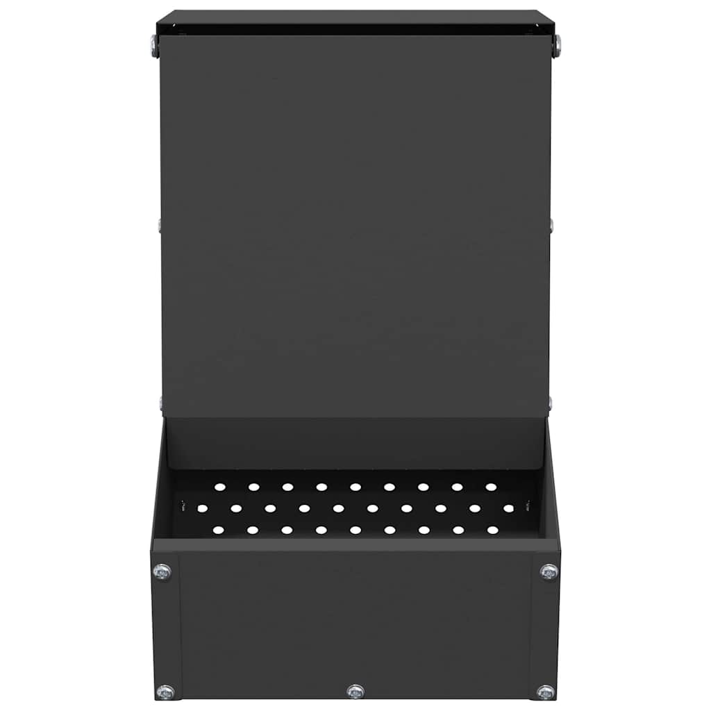 vidaXL Ταΐστρα Χαμστεριών Μαύρο 17,5 x 26 x 28,5 εκ