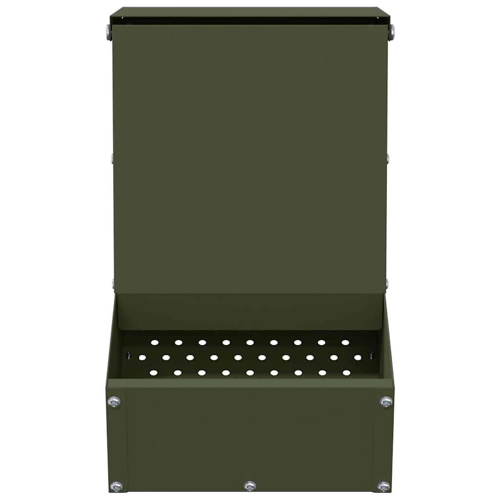vidaXL Ταΐστρα Χαμστεριών Ελιά Πράσινη 17,5 x 26 x 28,5 εκ