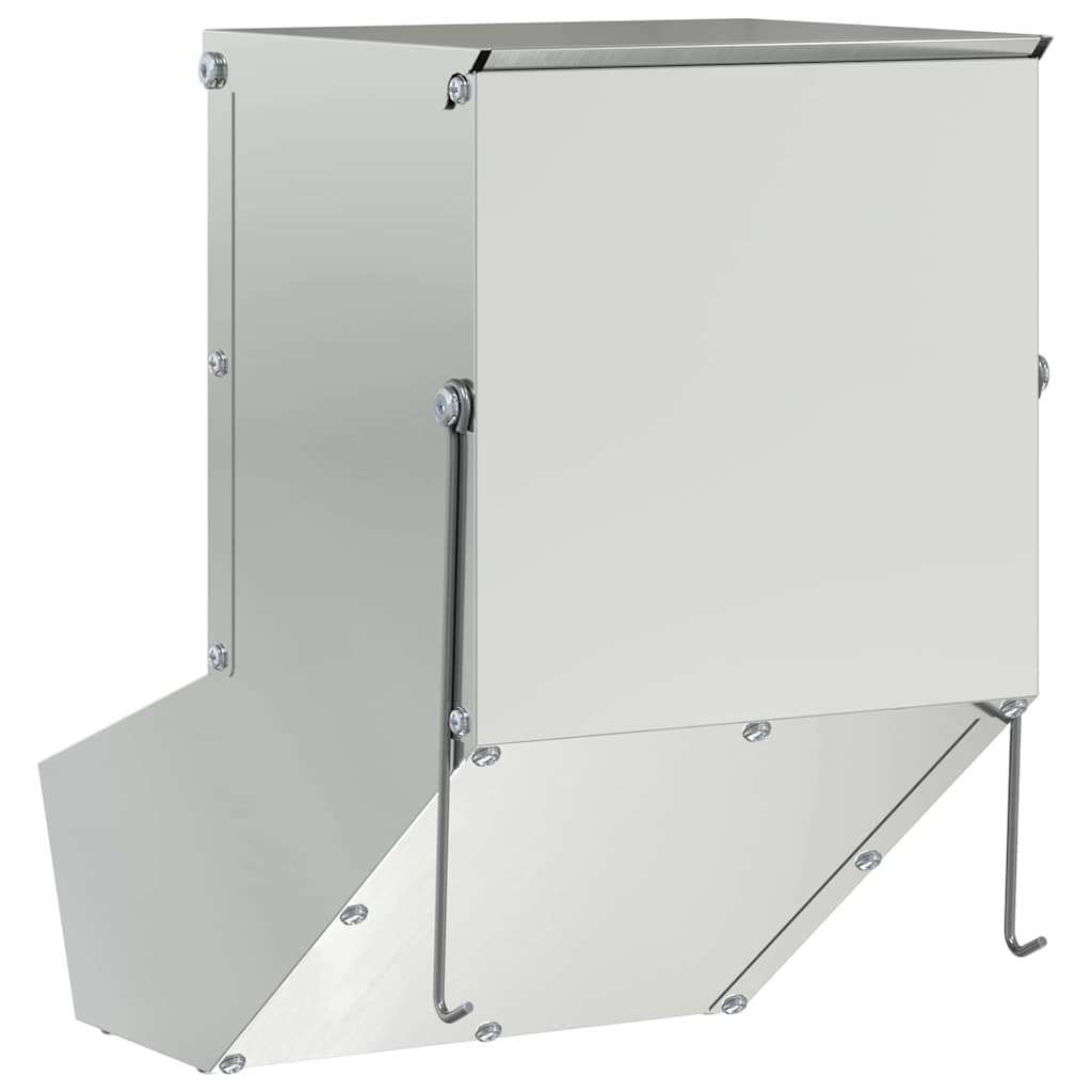 vidaXL Ταΐστρα Χαμστεριών Ασημί 17,5 x 26 x 28,5 εκ