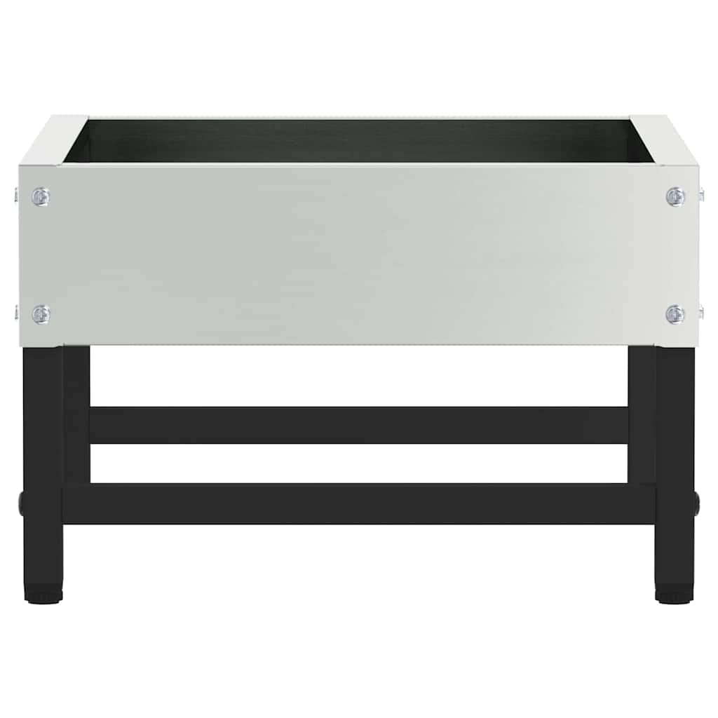 vidaXL Ταΐστρα για Πουλιά Ασημί 80 x 28 x 13.5 cm