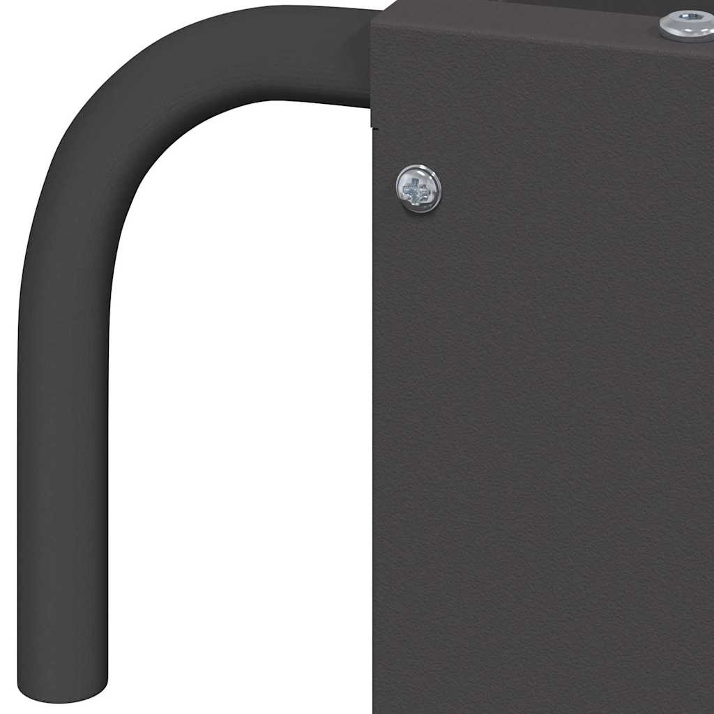 vidaXL Κρεμαστός τροφοδότης άχυρου Μαύρο 61 x 33 x 66 εκ 5 kg